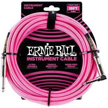 Ernie Ball Neon Pink Instrument Cable 5.5m