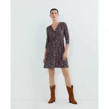 Pieces - Vestido cruzado con escote en forma V