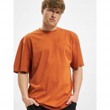 Urban Classics Oversized Men's Tall T-Shirt - Rust Red, 100% Jersey Cotton, Dropped Shoulders