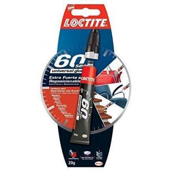 Loctite Adhesivo Universal Extrafuerte, Pegamento Multimaterial de Secado Rápido en 60 Segundos, Tubo de 20g