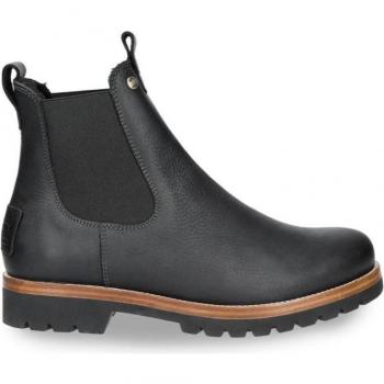 Botín Panama Jack Burton Igloo Negro - Elegancia y confort en calzado de piel para hombre