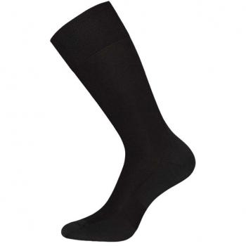 Calcetín Corto Ejecutivo Hombre-Zero Defects- Hilo de Escocia, sin costuras y reforzado | Color Negro - Talla Única