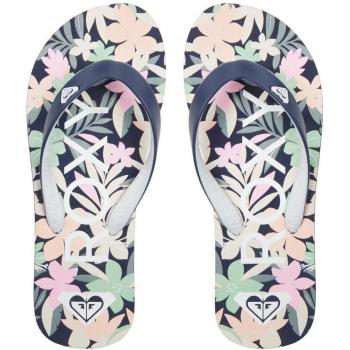 Roxy - Chanclas de niños Tahiti Vii Azul/Rosa