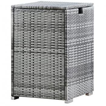 Teamson Home 59.7Cm H x 40.6Cm W Cast Iron Propane Outdoor Fire Pit Table Grey
