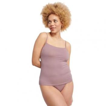 Sloggi Ever Ease Adjustable Spaghetti Strap Top - Mauve - Women's Size S