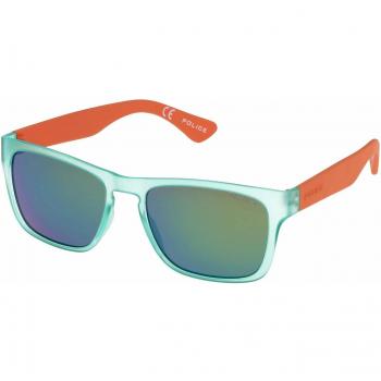 Police Unisex Sunglasses S198854GEHV Green 54mm