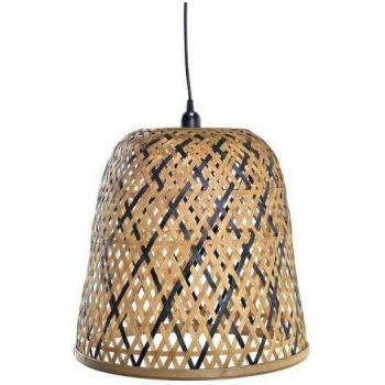 Lámpara de Techo DKD Home Decor Negro Marrón 220 V 50 W (41 x 41 x 39 cm)