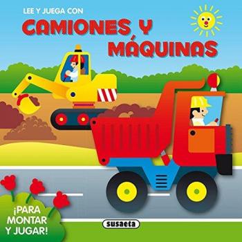 Lee y juega con camiones y máquinas
