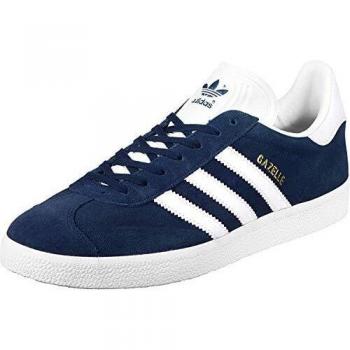 adidas Gazelle, Zapatillas de Deporte Unisex Adulto, Collegiate Navy/White/Gold Metalic, 42 EU