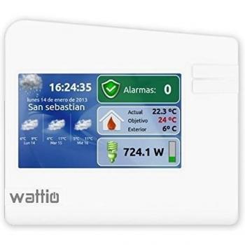 Wattio Gate Centralita domótica de Pantalla táctil, Blanco