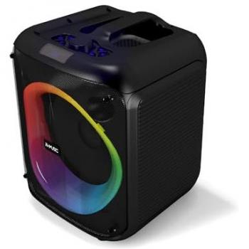 Altavoz Inalámbrico de Alta Potencia R-Music Party Boost S - Bluetooth 5.3, Ajuste de Graves y Agudos, Modo Karaoke, Micrófono Incluido, 10h de Autonomía
