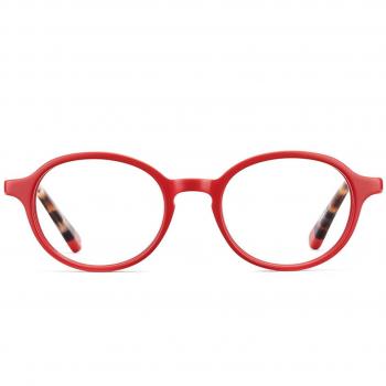 Etnia Barcelona Pendar Kids RDLE Kids' Eyeglasses Red Size 43 - Blue Light Block Available