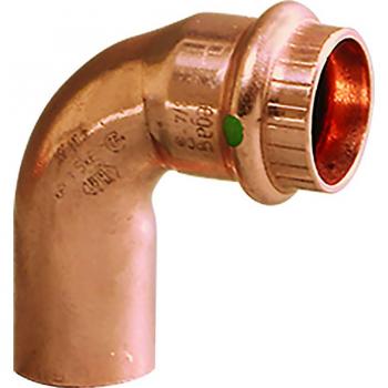Viega ProPress 1/2 Inch - 90° Copper Elbow - Street/Press Connection - Smart Connect Technology