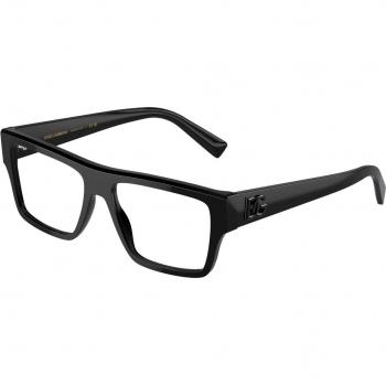 Dolce & Gabbana DG3382 501 Men's Black Square Eyeglasses
