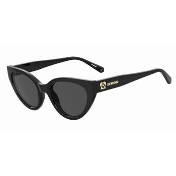 Love Moschino Women's Cat Eye Sunglasses MOL064/S 807 IR - Black Acetate