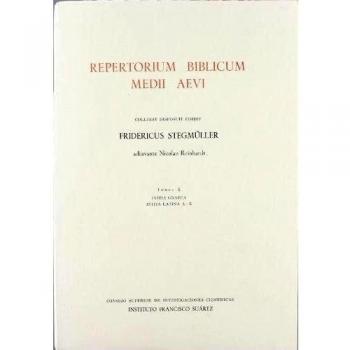 Repertorium biblicum Medii Aevi. Tomus X. Initia graeca. Initia latina