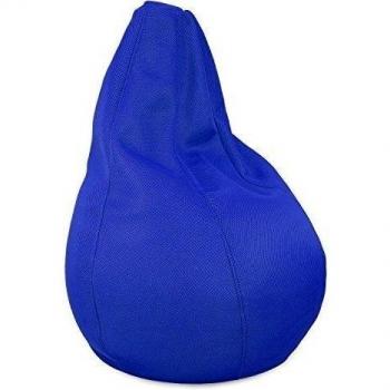 Puff Pera Transpirable XL Azul 3D Exterior