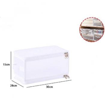 Caja Organizadora Portátil de Espacio Ahorrado 30x28x15cm