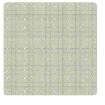 Alfombrilla Antideslizante de PVC para Baño y Ducha Cuadrada 52x52cm