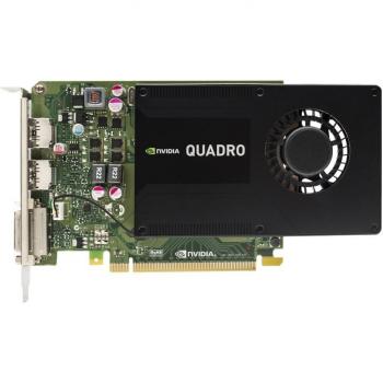 HP - Tarjeta gráfica (Quadro K2200, 4 GB, GDDR5, 128 bit, 4096 x 2160 Pixeles, PCI Express 2.0)