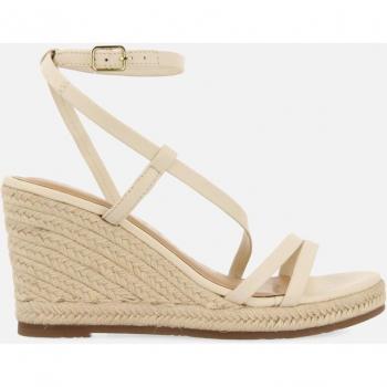 Sandalias de cuña de mujer de piel con tiras finas y cierre ajustable - SANDALIAS ORIKUM