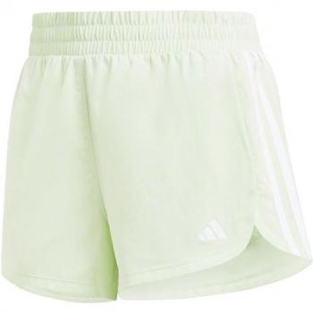 Pantalón corto adidas Pacer Woven Mid para mujer - Verde Claro