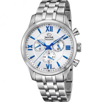 Reloj para Hombre Jaguar Acamar J963/1 de Acero Plateado con Detalles en Azul
