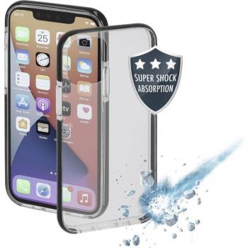 Carcasa Protectora Hama para Apple iPhone 13 Pro Max - TPU, Negro, Transparente, Antichoque