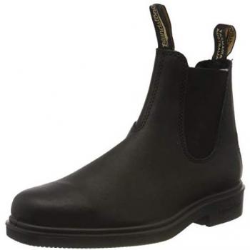 Blundstone 063 Black Leather Water-Resistant Unisex Chelsea Boots - Size UK 8 / EU 42