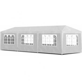 vidaXL Party Tent 3x9 m White
