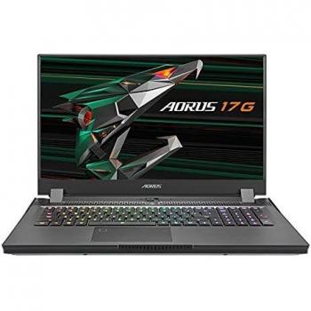 GIGABYTE PORTATIL AORUS 17G XD-73ES345SH,i7-11800H,32GB,SSD 512GB,17.3 300Hz FHD,VGARTX3070Q/8GB,NO ODD,W10HOME, Negro