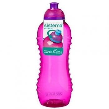 Sistema Hydrate Twist 'n' Sip - Botella de plastico, Rosa, 460 ml, 1 unidad