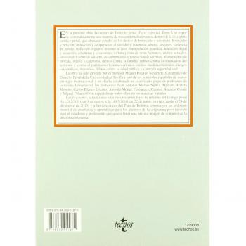 Lecciones de Derecho penal. Parte especial: Tomo I. Adaptadas a las leyes orgánicas 2/2010 y 5/2010 de reforma del Código Penal