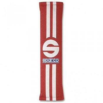 Spc 0109077RS Almohadilla Sparco 77, Logo Sparco, Rojo