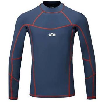 Gill Top de Chaleco de Sarga de Manga Larga para Hombre Pro - Océano - Protection Solar Ligera UV y Properties SPF
