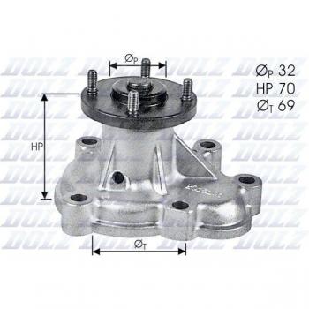 Bomba de agua DOLZ O131 - Tipo: Bomba de agua, Marca: DOLZ, Modelo: O131, Características: Alta calidad, diseño eficiente para refrigeración del motor, fabricada con materiales duraderos, compatible
