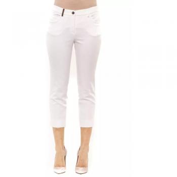 Peserico White Cotton Jeans & Pant - IT42|M