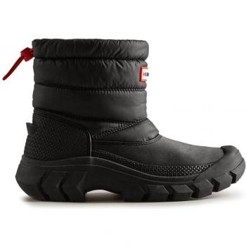 Hunter Women's Intrepid Short Black Snow Boots