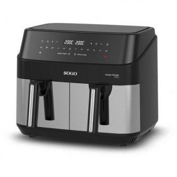 FREIDORA DE AIRE DOBLE DIGITAL SOGO SS-10845 9L 1750W