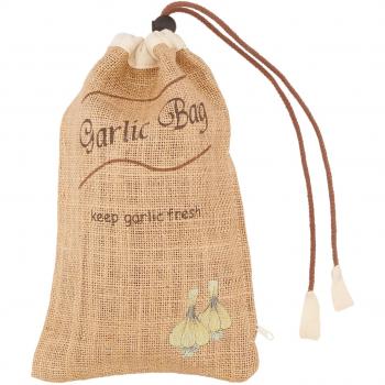 GSD 80 011 – Bolsa de conservación para ajos de Lino Beige 32 x 20 x 3 cm