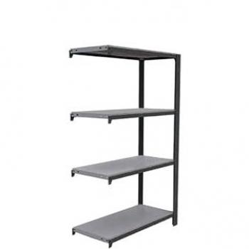 Estantería Oficina Auxiliar Simon Rack Officlick 4 Alturas Metal Antracita/Galva 1500x900x400 mm Estilo Industrial