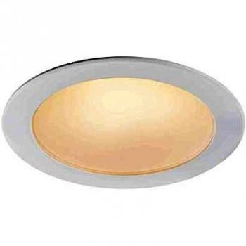 Empotrable LED redondo de techo SLV AKALO D83, 9W, 850lm, temperatura de color ajustable (3000K/4200K/5700K), blanco