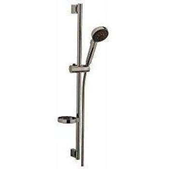 Columna de Ducha Neptune 78 cm con Ducha de Mano 3 Jets, Flexible y Soporte de Jabón Cromado