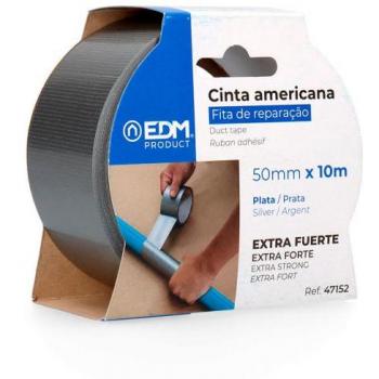 Cinta Multiuso Americana 10m x 50mm Gris