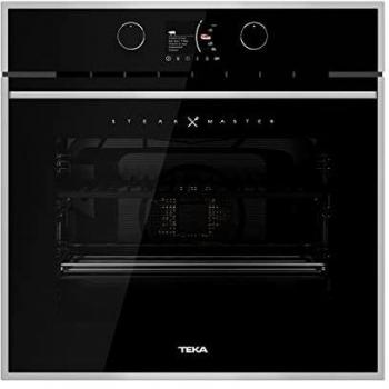 Teka | Horno Pirolítico Multifunción con SteakGrill 700º especial carne | SteakMaster | Negro | 59.5 x 59.5 x 55,9 cm