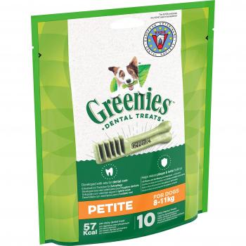 GREENIES - Petite (6x170 gr) - Snack Dental 100% Natural para Perros Pequeños de 8-11 kg de Todas las Edades (A partir de 6 Meses)