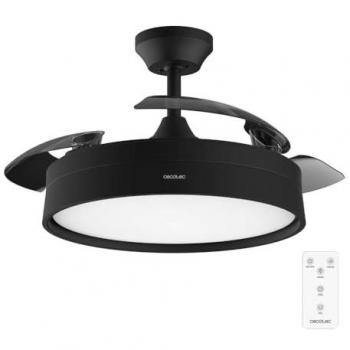 Ventilador de Techo Cecotec EnergySilence Aero 4200 con Luz, Aspas Retráctiles, Motor DC, 30W, Diámetro 42, Temporizador, 6 Velocidades y Mando a Dist