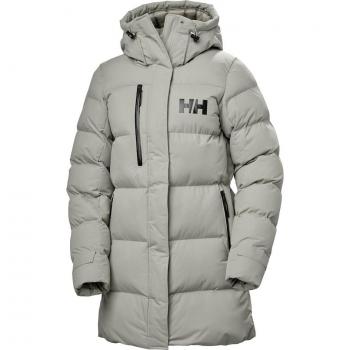 Helly Hansen Women's Adore Puffy Parka - Lightweight Insulated Jacket in Light Grey (XL)