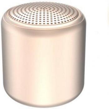 Klack Inkpod Altavoz Bluetooth Oro Rosa - Altavoz portátil Bluetooth, color dorado rosa, diseño compacto y ligero, conectividad inalámbrica, duración de batería prolongada, calidad de sonido premium
