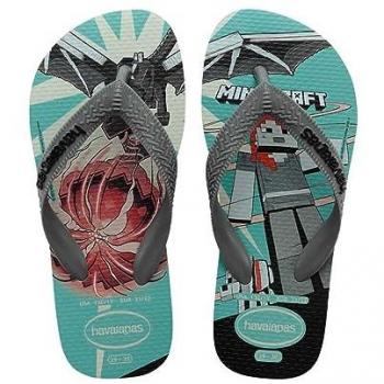 Havaianas Chanclas Niños Minecraft Gris Claro